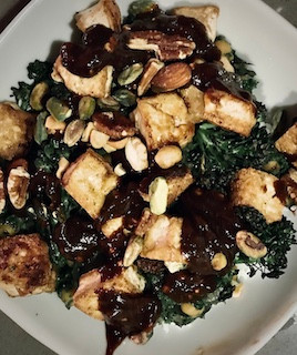 Peanut Tofu Buddha Bowl